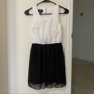 Black and White junior dress